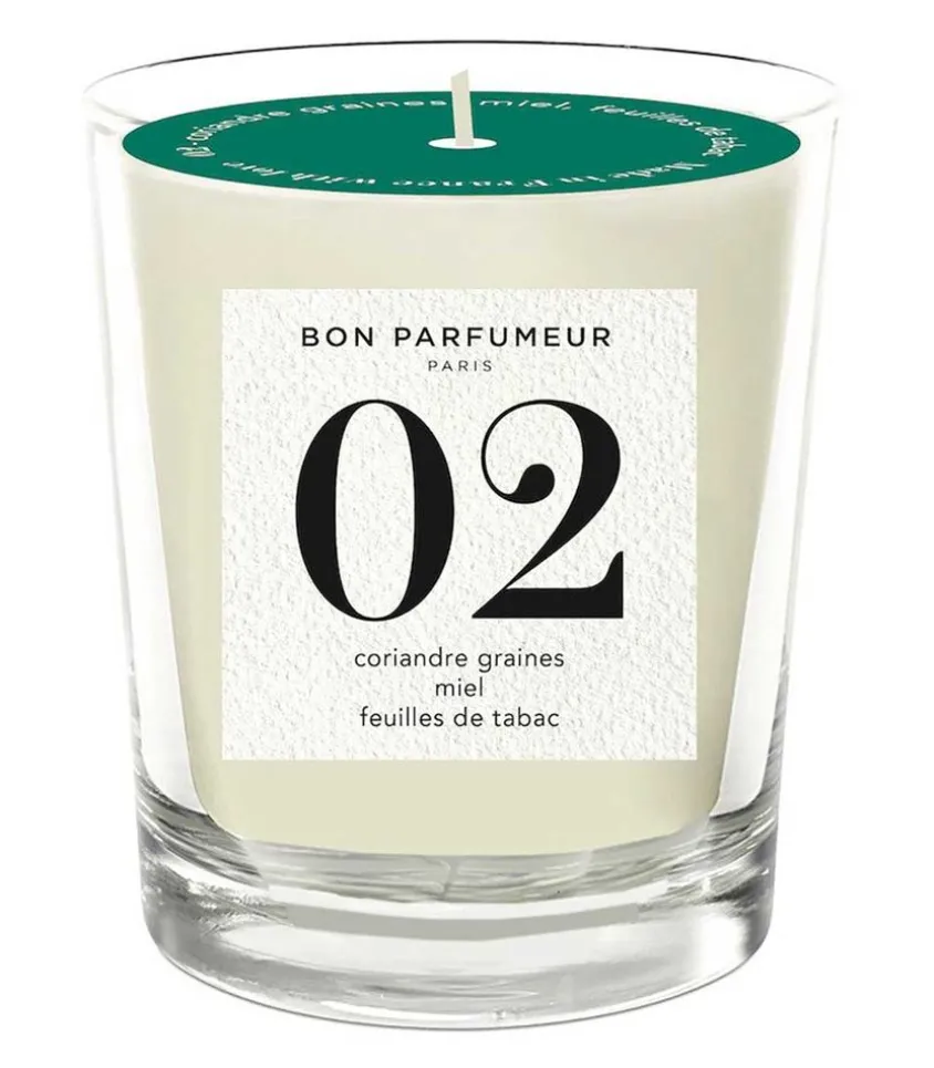 Bougie Parfumee 02 Graines De Coriandre, Miel Et Feuilles De Tabac