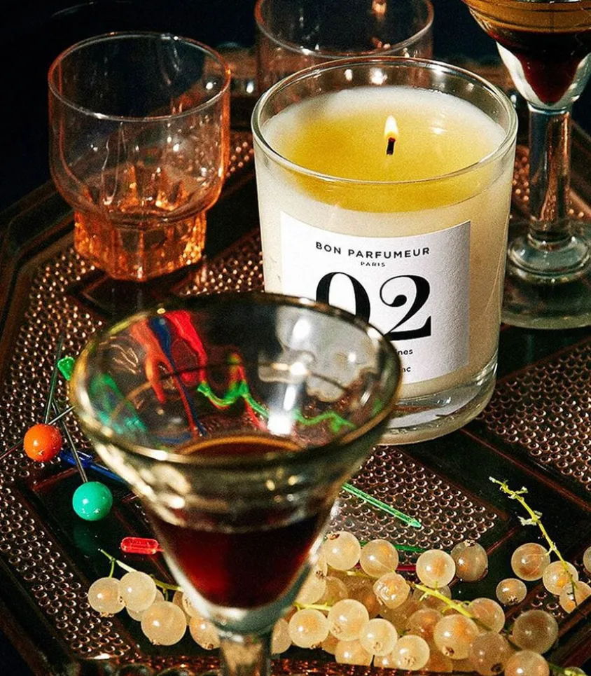 Bougie Parfumee 02 Graines De Coriandre, Miel Et Feuilles De Tabac