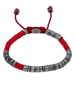 Bracelet Awaso En Perles Africaines Et Argent