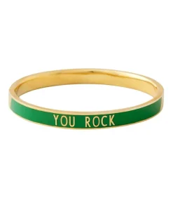 Bracelet Candy Word You Rock Green