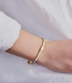 Bracelet Stripes Light Blue White