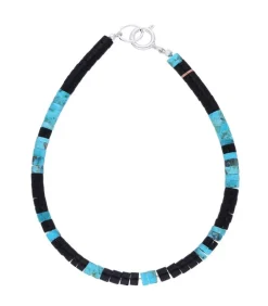 Bracelet Turquoise Et Perles Heishi