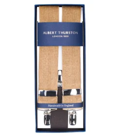 Bretelles Sutting 3 Clip En Velours Marron