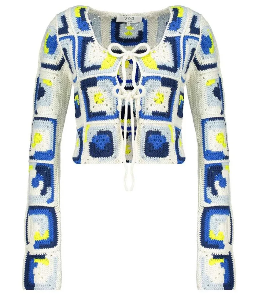 Cardigan En Crochet Hayden Tie