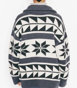 Cardigan Snow Laine Merinos Gris