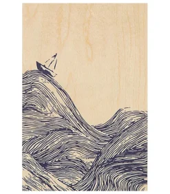 Carte Postale En Bois Landscapes Sea