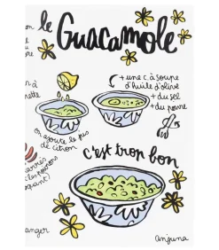 Carte Recette Guacamole Anjuna Boutan