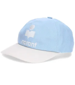 Casquette Tyron Aqua Et Beige