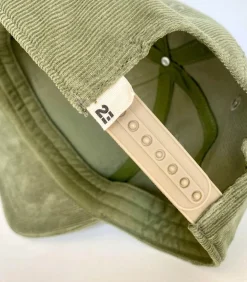 Casquette Velours Kaki