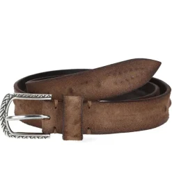 Ceinture En Cuir Marron X Jane De Boy