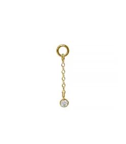 Charm Chaine Diamant Pour Boucle D'Oreille