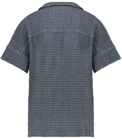 Chemise A Manches Courtes Laguna Anthracite