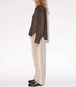 Chemise Disco Bijou Noir