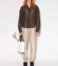 Chemise Disco Bijou Noir