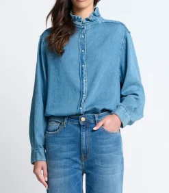 Chemise En Denim Carey Indigo