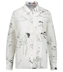 Chemise Esquisse Noire Et Blanche