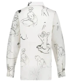 Chemise Esquisse Noire Et Blanche