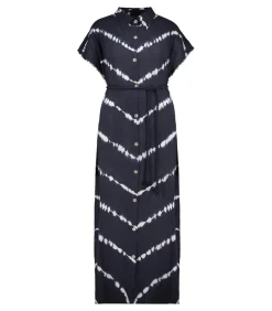 Chemise Longue Mykonos Bleu Nuit