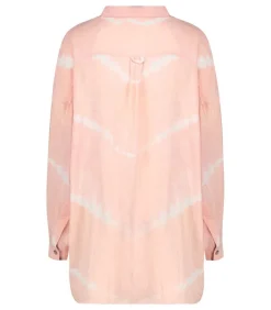 Chemise Oversize Mykonos Tie & Dye Powder Pink