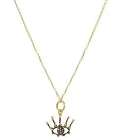 Collier Artie Argent Argent, Or Et Diamants