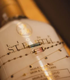 Collier Bess Tourmaline Rose