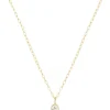 Collier Diamant Brut Gris