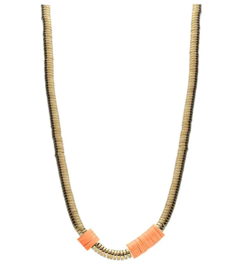 Collier Hibiscus Orange X Jane De Boy