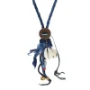 Collier Sautoir Cauri Piece Indien