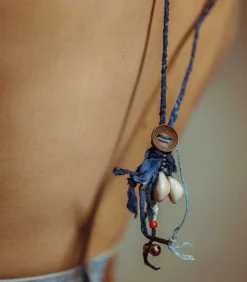 Collier Sautoir Cauri Piece Indien