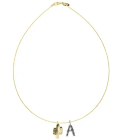 Collier Tour De Cou Lettre Cactus