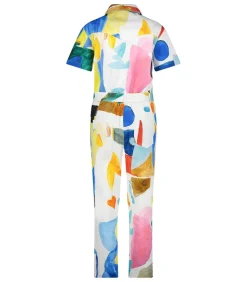 Combinaison Multicolore Motifs Abstraits