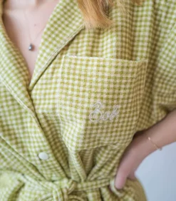 Combishort Ibiza Vichy Vert