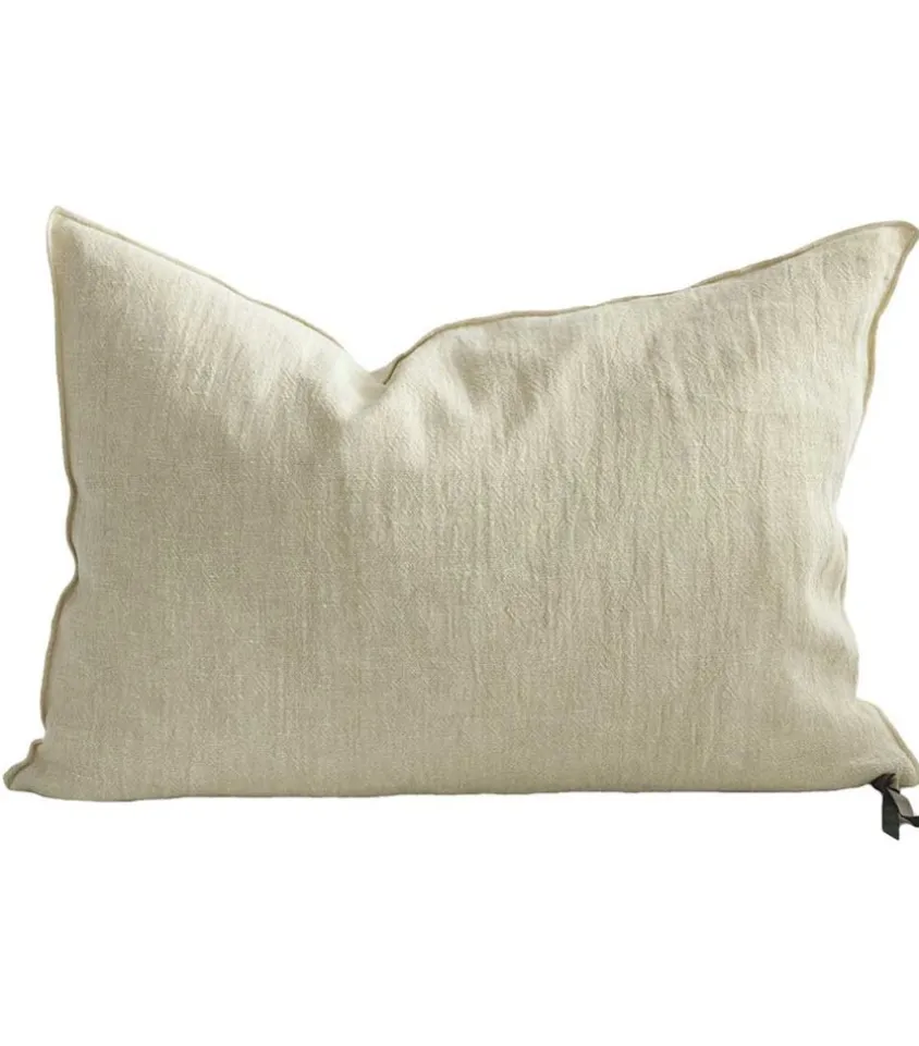 Coussin Vice Versa Crepon De Lin Lave 40 X 60 Cm