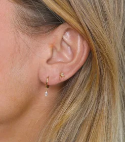 Creole Or Jaune Diamant Baguette