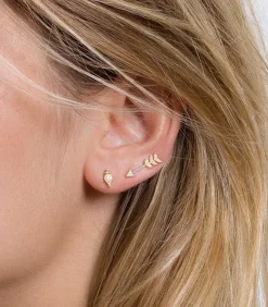 Cry Me A River Boucle D'Oreille Or Jaune Et Diamant