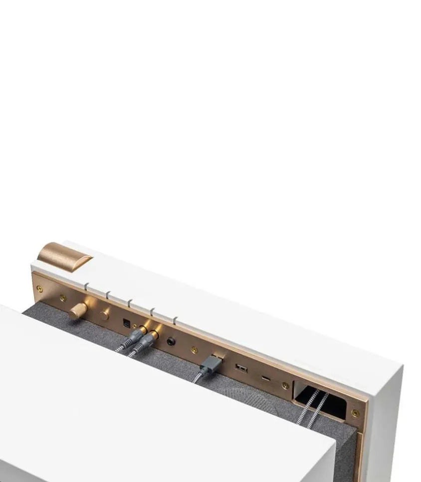 Enceinte Acoustique Pr/01 Chene Et Aluminium