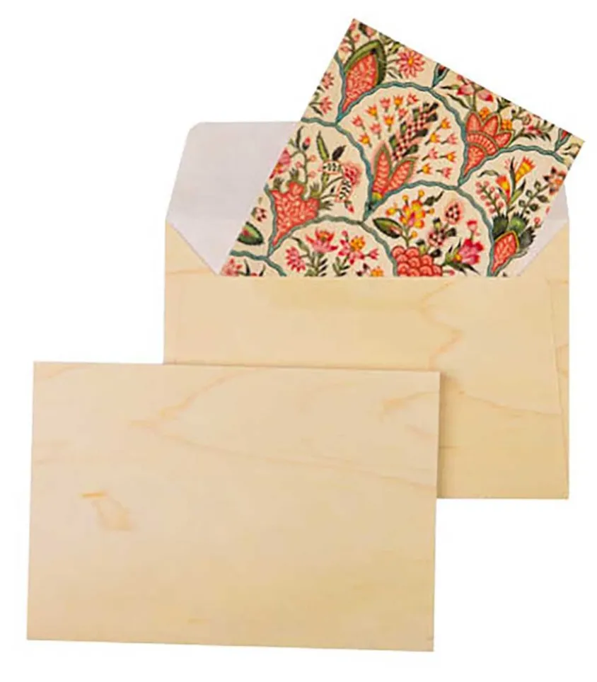 Enveloppe En Bois De Merisier