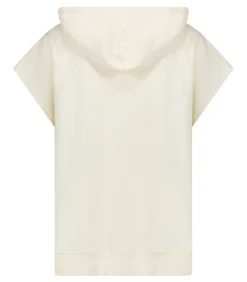 Hoodie Sans Manches Ecru