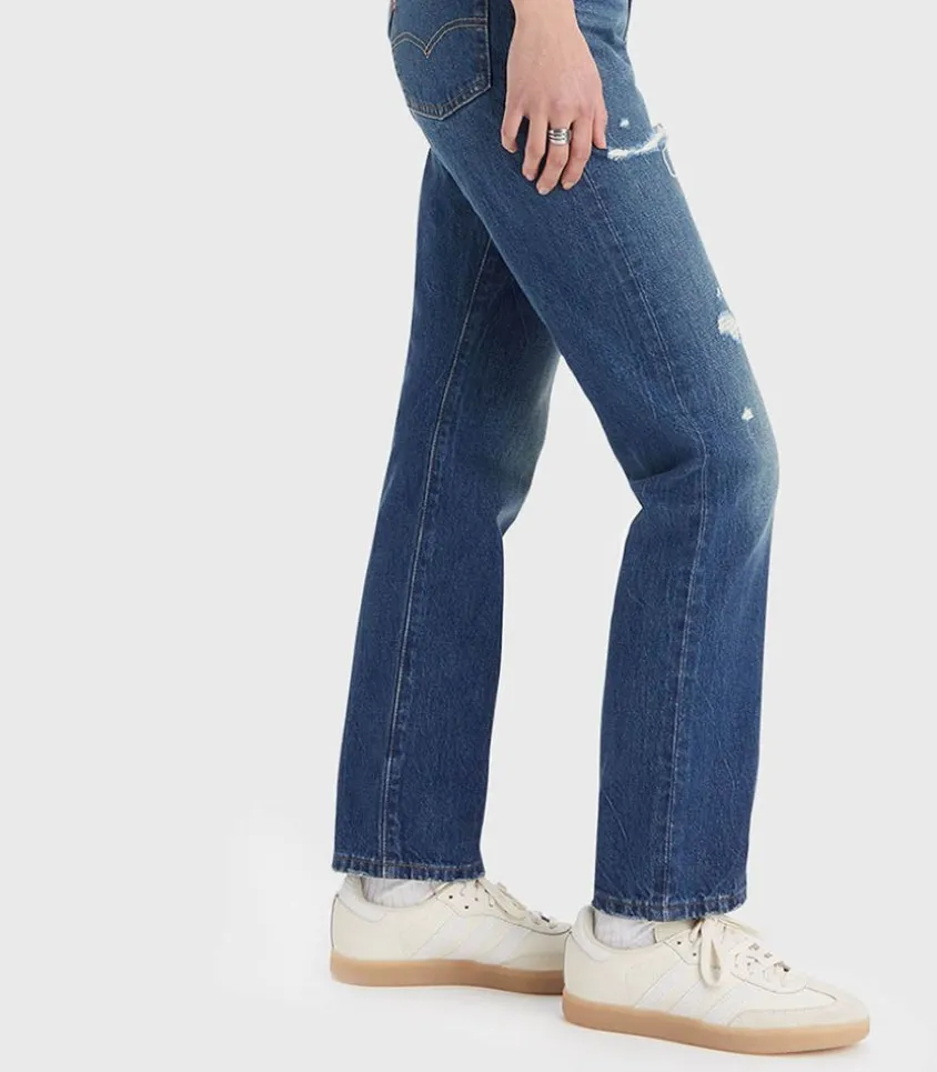 Jean 501® Original Destructed Dark Indigo