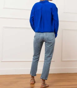 Jean High Rise Cropped Riley