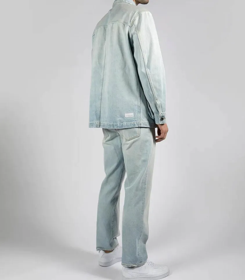 Jean Homme Nathan Straight Bleu Clair