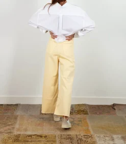 Jean Oversize Jaune Pale