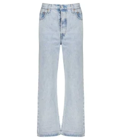 Jean Ribcage Straight Ankle Ojai Shore