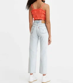 Jean Ribcage Straight Ankle Ojai Shore