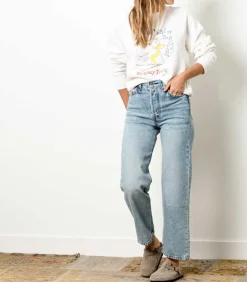 Jean Ribcage Straight Ankle Middle Road