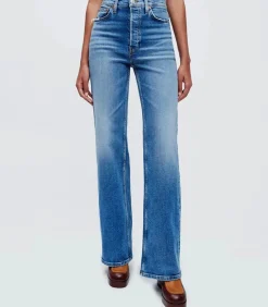 Jean 70S Ultra Highrise Wide Leg Indigo Storm