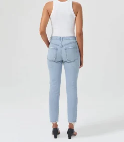 Jeans Riley High Rise Straight Crop Reputation