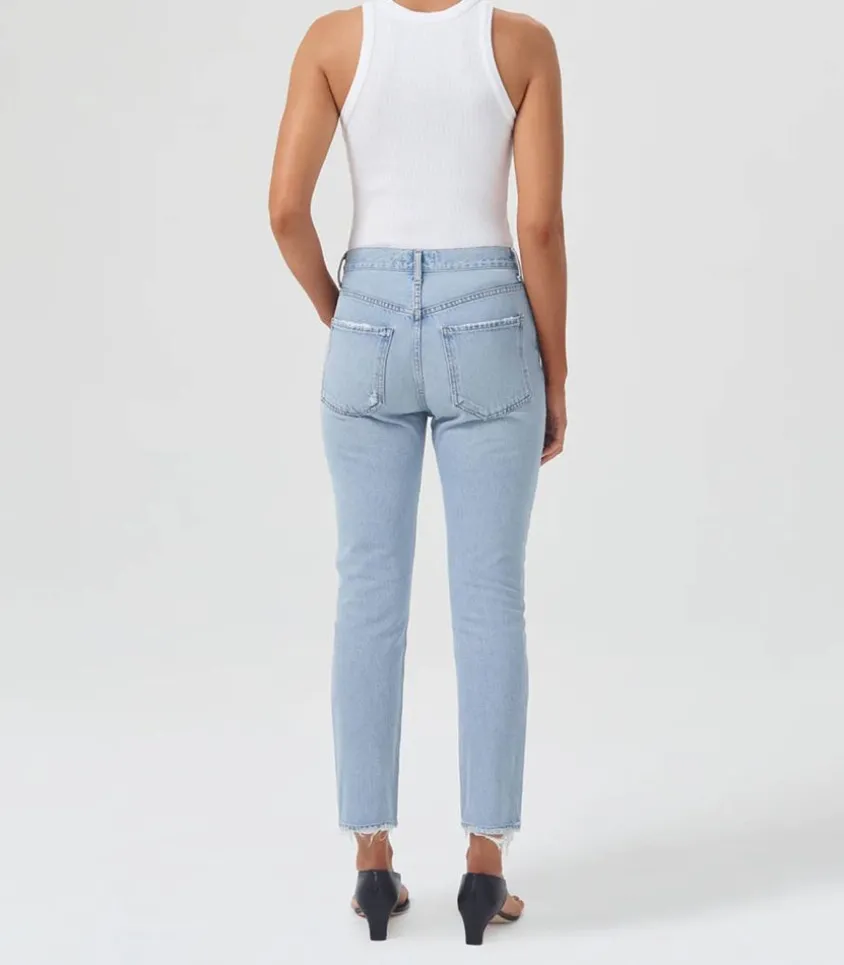 Jeans Riley High Rise Straight Crop Reputation
