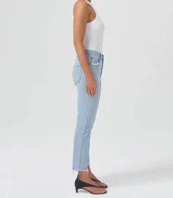 Jeans Riley High Rise Straight Crop Reputation