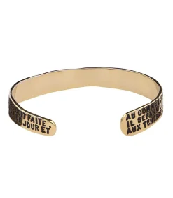 Jonc "Genese" En Vermeil